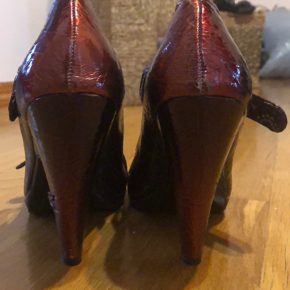 Ruby Red Heels - Picture 3 of 6